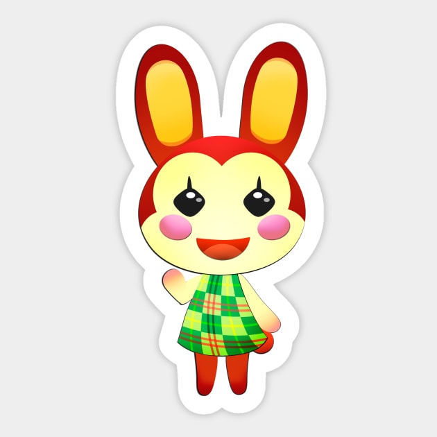 Bunnie Sticker by TakeTheLlama